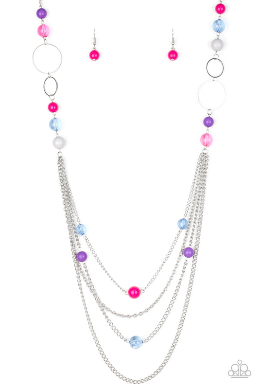 Bubbly Bright - Multi Necklace - Jazzy Jewels With Lady J