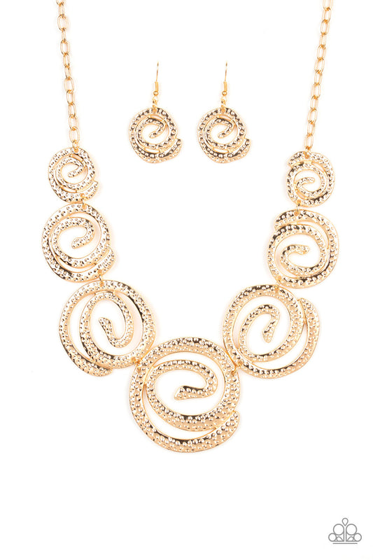 Statement Swirl - Gold - Jazzy Jewels With Lady J