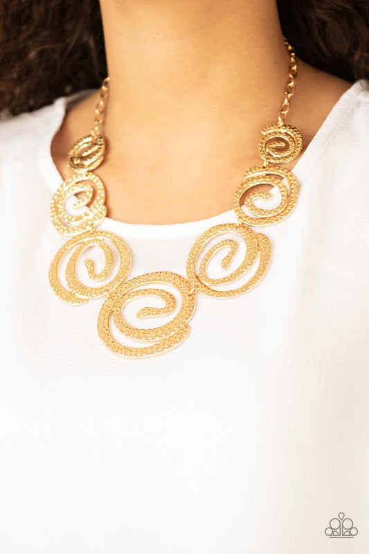 Statement Swirl - Gold - Jazzy Jewels With Lady J