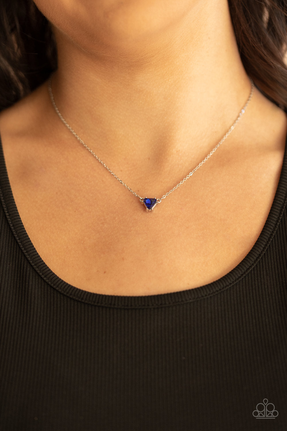 Downright Dainty - Blue Necklace